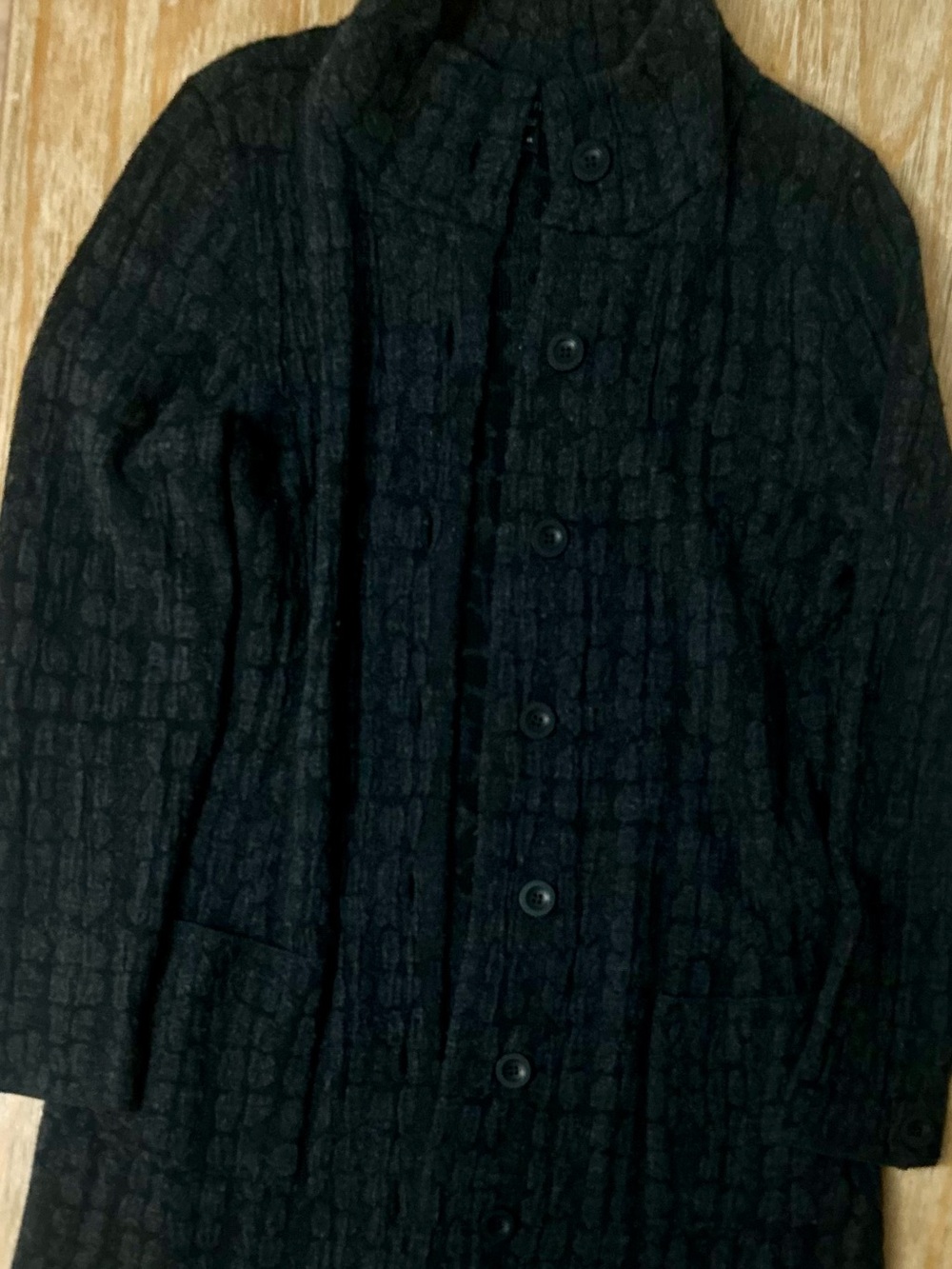 Eileen Fisher Wool Blend Cardigan - Picture 3 of 10